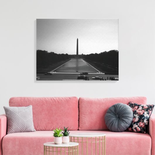 Washington Monument Canvas Afdruk (Insitu (Woonkamer))