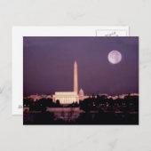 Washington Monument, Capitol en Jefferson Briefkaart (Voorkant / Achterkant)