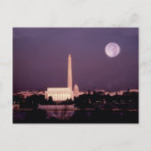 Washington Monument, Capitol en Jefferson Briefkaart (Voorkant)