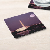 Washington Monument, Capitol en Jefferson Kartonnen Onderzetters (Schuin)