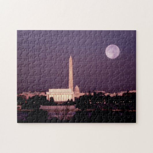 Washington Monument, Capitol en Jefferson Legpuzzel (Horizontaal)
