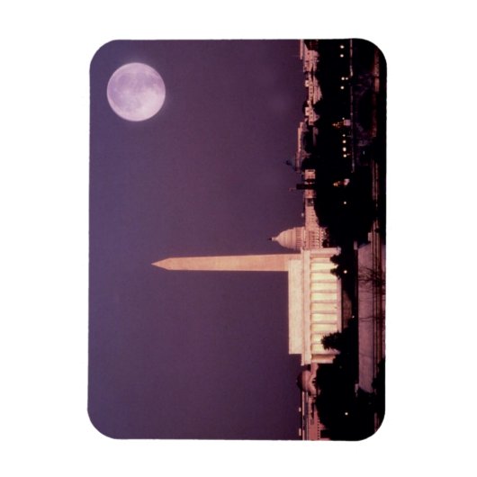 Washington Monument, Capitol en Jefferson Magneet (Verticaal)