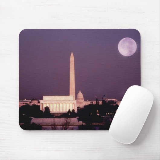Washington Monument, Capitol en Jefferson Muismat (Met muis)