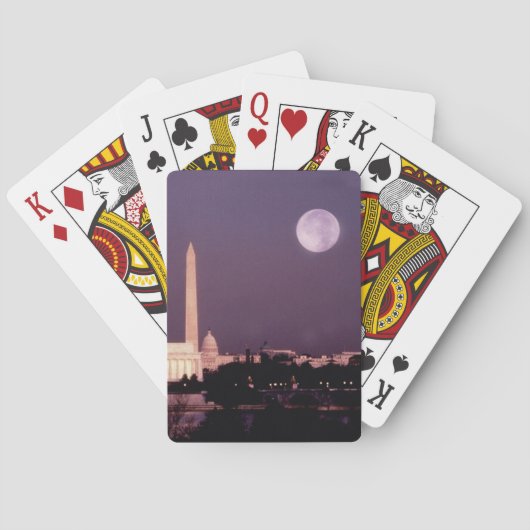 Washington Monument, Capitol en Jefferson Speelkaarten (Achterkant)