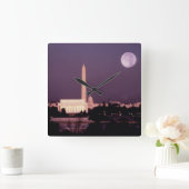 Washington Monument, Capitol en Jefferson Vierkante Klok (Huis)