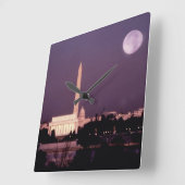 Washington Monument, Capitol en Jefferson Vierkante Klok (Hoek)
