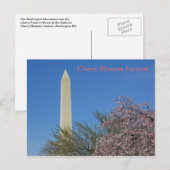 Washington Monument Cherry Blossom Festival Briefkaart (Voorkant / Achterkant)