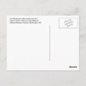 Washington Monument Cherry Blossom Festival Briefkaart (Achterkant)