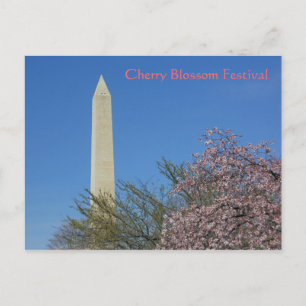 Washington Monument Cherry Blossom Festival Briefkaart