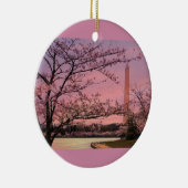 Washington Monument Cherry Blossom Festival Keramisch Ornament (Rechts)