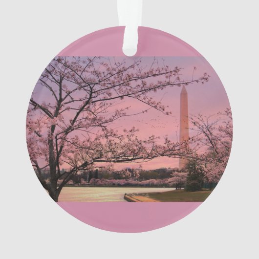 Washington Monument Cherry Blossom Festival Ornament (achterkant)