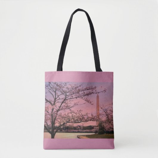 Washington Monument Cherry Blossom Festival Tote Bag (Voorkant)