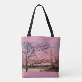 Washington Monument Cherry Blossom Festival Tote Bag (Achterkant)