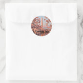Washington Monument en Kersenbloesem Sticker (Tas)