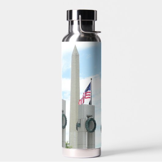 Washington Monument en WWII-herdenking in DC Waterfles (Links)