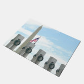 Washington Monument en WWII-herdenkingsmonument in Deurmat (Schuin)