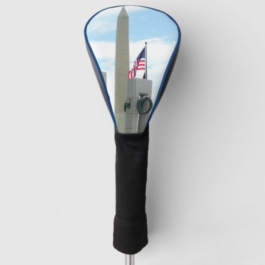 Washington Monument en WWII-herdenkingsmonument in Golfheadcover (Voorkant)