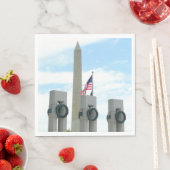 Washington Monument en WWII-herdenkingsmonument in Servetten (Insitu)