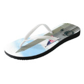Washington Monument en WWII-herdenkingsmonument in Teenslippers (Schuin)