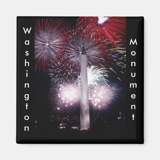 Washington Monument Fireworks Magneet (Voorkant)