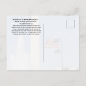 Washington Monument, herdenkingsmonument WO II, vi Briefkaart (Achterkant)