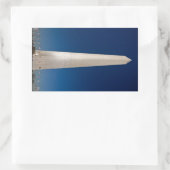 Washington Monument in Dusk Rechthoekige Sticker (Tas)