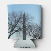 Washington Monument in Winter I Landschap Blikjeskoeler (Achterkant)