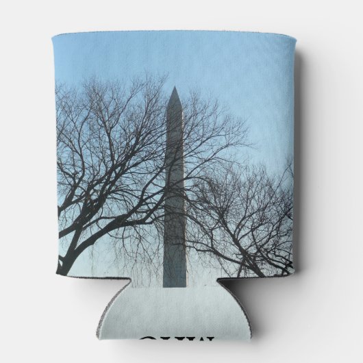 Washington Monument in Winter I Landschap Blikjeskoeler (Achterkant)