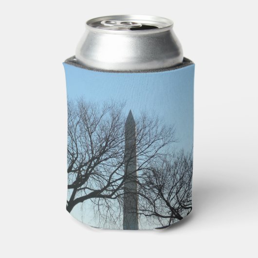 Washington Monument in Winter I Landschap Blikjeskoeler (Blikje Achterkant)