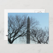 Washington Monument in Winter I Landschap Briefkaart (Voorkant / Achterkant)