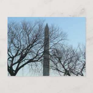 Washington Monument in Winter I Landschap Briefkaart