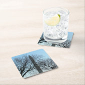 Washington Monument in Winter I Landschap Kartonnen Onderzetters (Insitu)