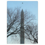 Washington Monument in Winter I Landschap Klembord (Achterkant)