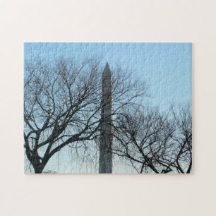 Washington Monument in Winter I Landschap Legpuzzel