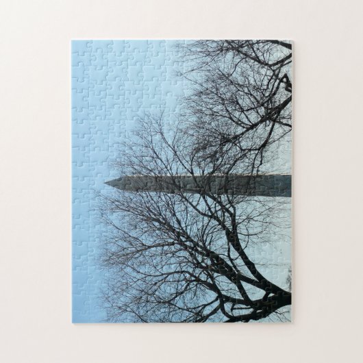 Washington Monument in Winter I Landschap Legpuzzel (Verticaal)