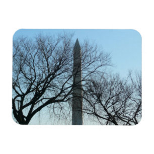 Washington Monument in Winter I Landschap Magneet