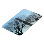 Washington Monument in Winter I Landschap Magneet (Linkerzijde)