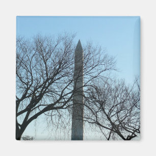 Washington Monument in Winter I Landschap Magneet