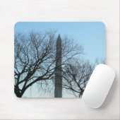 Washington Monument in Winter I Landschap Muismat (Met muis)
