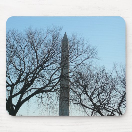 Washington Monument in Winter I Landschap Muismat (Voorkant)