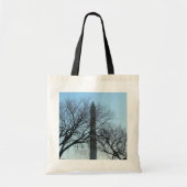 Washington Monument in Winter I Landschap Tote Bag (Voorkant)