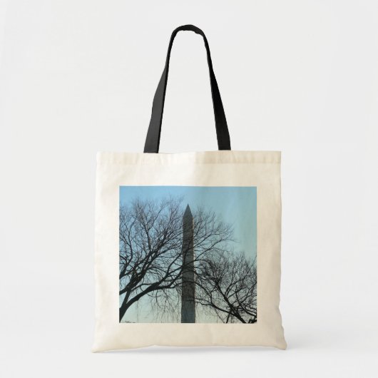 Washington Monument in Winter I Landschap Tote Bag (Voorkant)