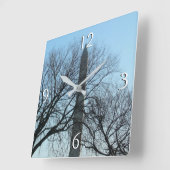 Washington Monument in Winter I Landschap Vierkante Klok (Hoek)