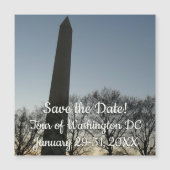 Washington Monument in Winter II Landschap (Voorkant)