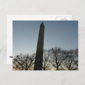 Washington Monument in Winter II Landschap Briefkaart (Voorkant / Achterkant)