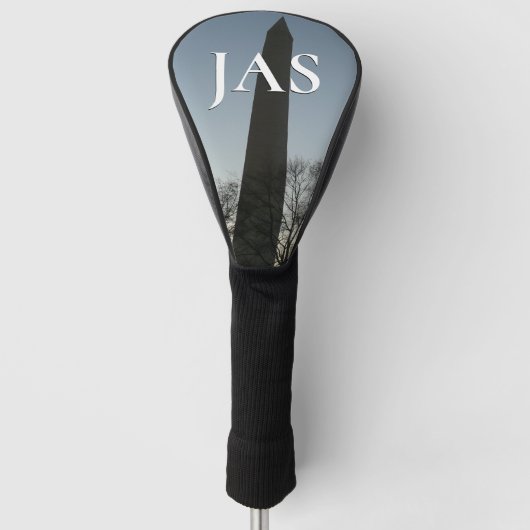 Washington Monument in Winter II Landschap Golfheadcover (Voorkant)