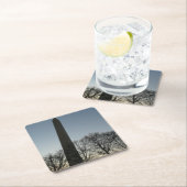 Washington Monument in Winter II Landschap Kartonnen Onderzetters (Insitu)