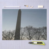 Washington Monument in Winter II Landschap Tissuepapier (Craft)