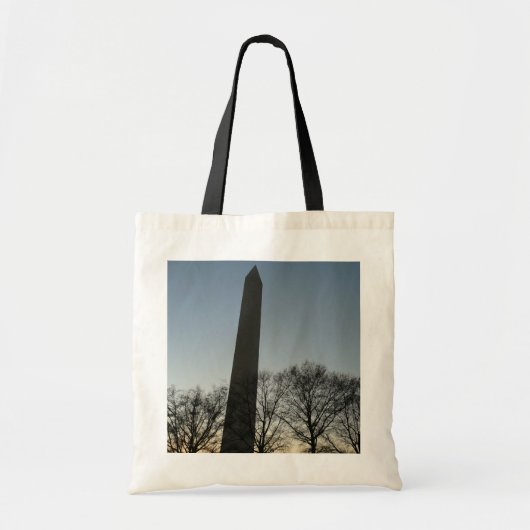 Washington Monument in Winter II Landschap Tote Bag (Voorkant)