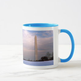 'Washington Monument in Winter'-mok Mok